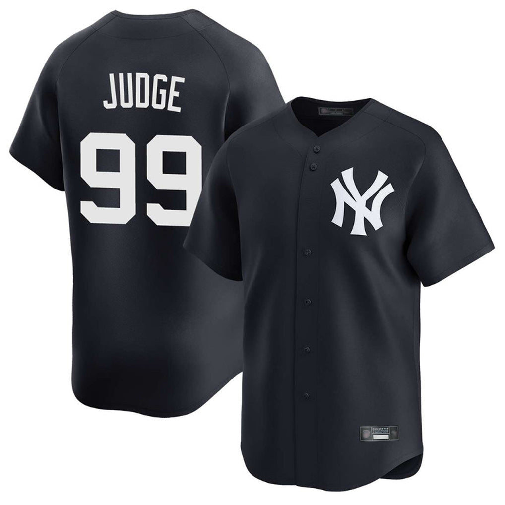 NY.Yankees #99 Aaron Judge Player Navy Limited Game Stitched Jerseys