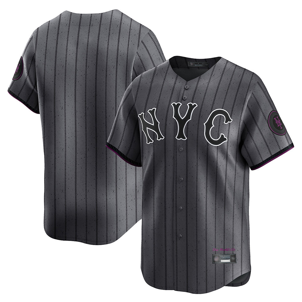 NY.Mets ## Mets Blank Player Gray City Connect Limited Stitched Jerseys
