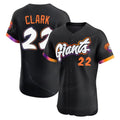 SF.Giants #22 Will Clark Player Black 2025 City Connect Home Limited Elite Stitched Jerseys