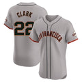 SF.Giants #22 Will Clark Player Gray Home Limited Elite Stitched Jerseys
