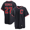 C.Guardians #27 Austin Hedges Player Navy Game Home Gdoa Stitched Jerseys