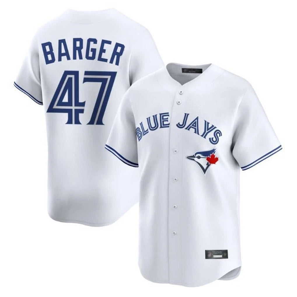 T.Blue Jays #47 Addison Barger Player White Home Limited Stitched Jerseys