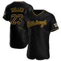 P.Pirates #23 Mitch Keller Player Black Home Limited Game Stitched Jerseys