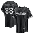 C.White Sox #88 Luis Robert Jr Player Black City Connect Home Game Gdoa Stitched Jerseys