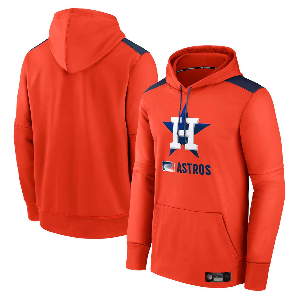 H.Astros ## Astros Blank Player Orange Club Fleece Pullover Hoodie Gdoa Stitched Jerseys