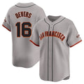 SF.Giants #16 Rafael Devers Player Gray Home Limited Stitched Jerseys