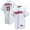 C.Guardians #11 Jose Ramirez Player White Home Game Gdoa Stitched Jerseys
