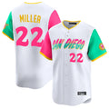 S.Diego Padres #22 Mason Miller Player White City Connect Home Limited Gdoa Stitched Jerseys