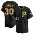 P.Pirates #30 Paul Skenes Player Black Alt Limited Home Gdoa Stitched Jerseys