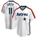H.Astros #11 Cam Smith Player White Cooperstown Collection T-shirt Gdoa Stitched Jerseys
