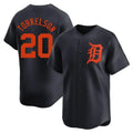 D.Tigers #20 Spencer Torkelson Player Navy Home Limited Gdoa Stitched Jerseys