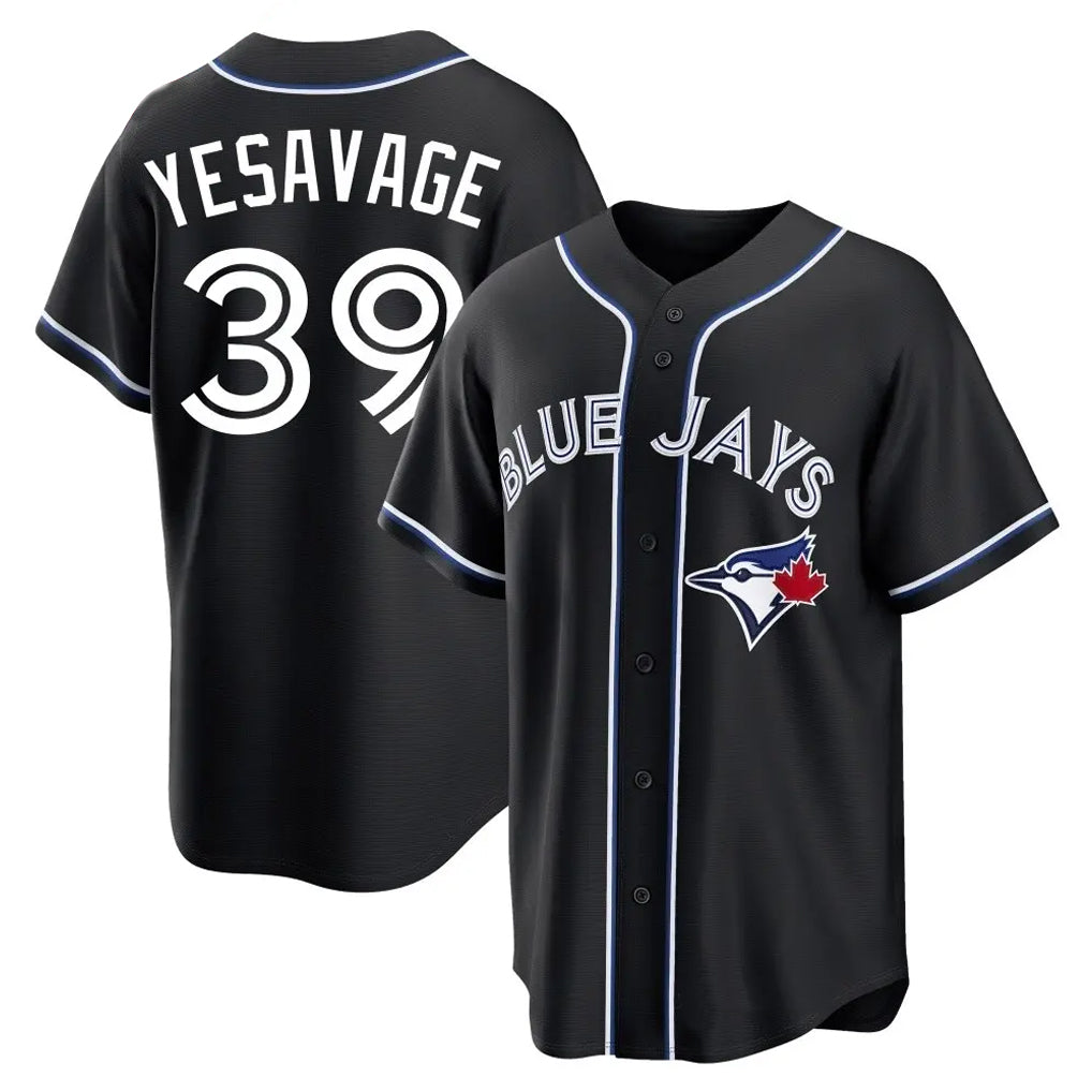 T.Blue Jays #39 Trey Yesavage Player Black Home Game Stitched Jerseys