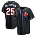 C.Cubs #25 Mois¨¦s Ballesteros Player Black Fashion Out Game Gdoa Stitched Jerseys