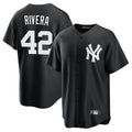 NY.Yankees #42 Mariano Rivera Player Black Game Stitched Jerseys