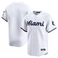 M.Marlins ## Marlins Blank Player White  Home Limited Gdoa Stitched Jerseys