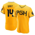 P.Pirates #14 Joey Bart Player Gold City Connect Home Limited Elite Stitched Jerseys
