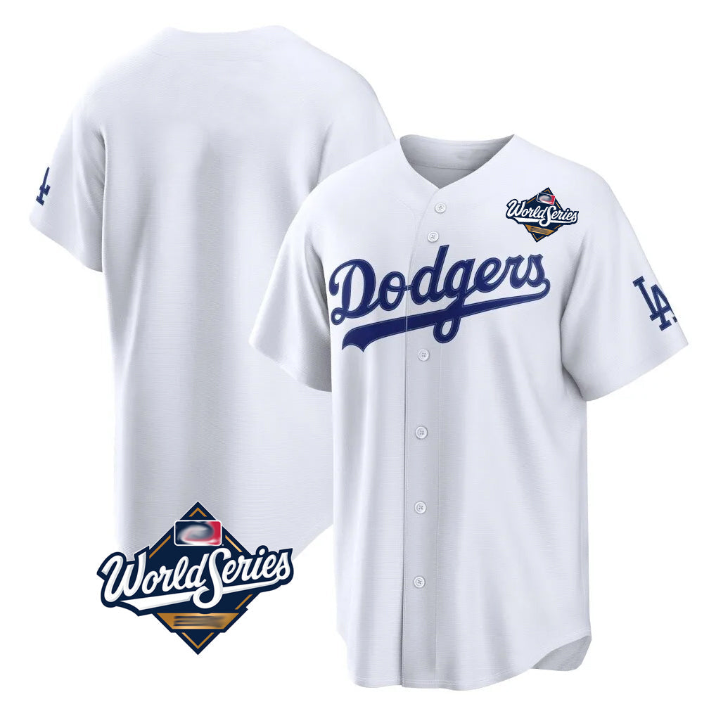LA.Dodgers ## Dodgers Blank Player White Home Game World Series Gdoa Stitched Jerseys