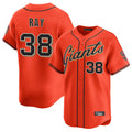 SF.Giants #38 Robbie Ray Player Orange Home Limited Stitched Jerseys
