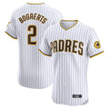S.Diego Padres #2 Xander Bogaerts Player White Home Limited Elite Stitched Jerseys