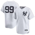 NY.Yankees #99 Aaron Judge Player White Limited Home Stitched Jerseys
