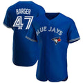 T.Blue Jays #47 Addison Barger Player Royal Elite Limited Stitched Jerseys
