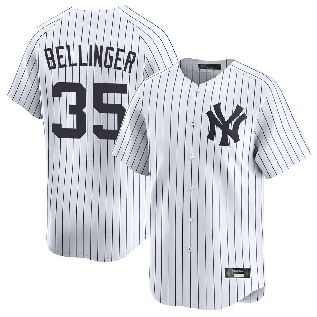 NY.Yankees #35 Cody Bellinger Player White Limited Home Stitched Jerseys