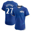 M.Twins #27 Ryan Jeffers Player Royal City Connect Limited Elite Home Gdoa Stitched Jerseys
