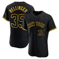NY.Yankees #35 Cody Bellinger Player Black Snake Skin City Limited ELite Home Stitched Jerseys