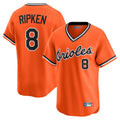 B.Orioles #8 Cal Ripken Player Orange T-shirt Limited Home Game Gdoa Stitched Jerseys