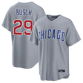 C.Cubs #29 Michael Busch Player Gray Home Game Gdoa Stitched Jerseys