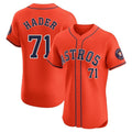 H.Astros #71 Josh Hader Player Orange Home Limited Elite Gdoa Stitched Jerseys