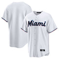 M.Marlins ## Marlins Blank Player White  Home Game Gdoa Stitched Jerseys