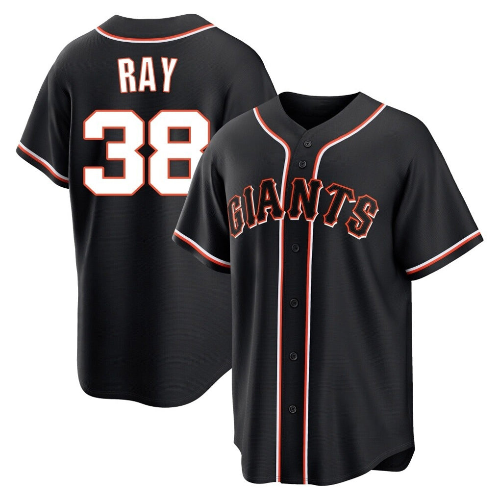 SF.Giants #38 Robbie Ray Player Black Fashion Out Home Limited Gdoa Stitched Jerseys