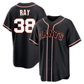SF.Giants #38 Robbie Ray Player Black Fashion Out Home Limited Gdoa Stitched Jerseys