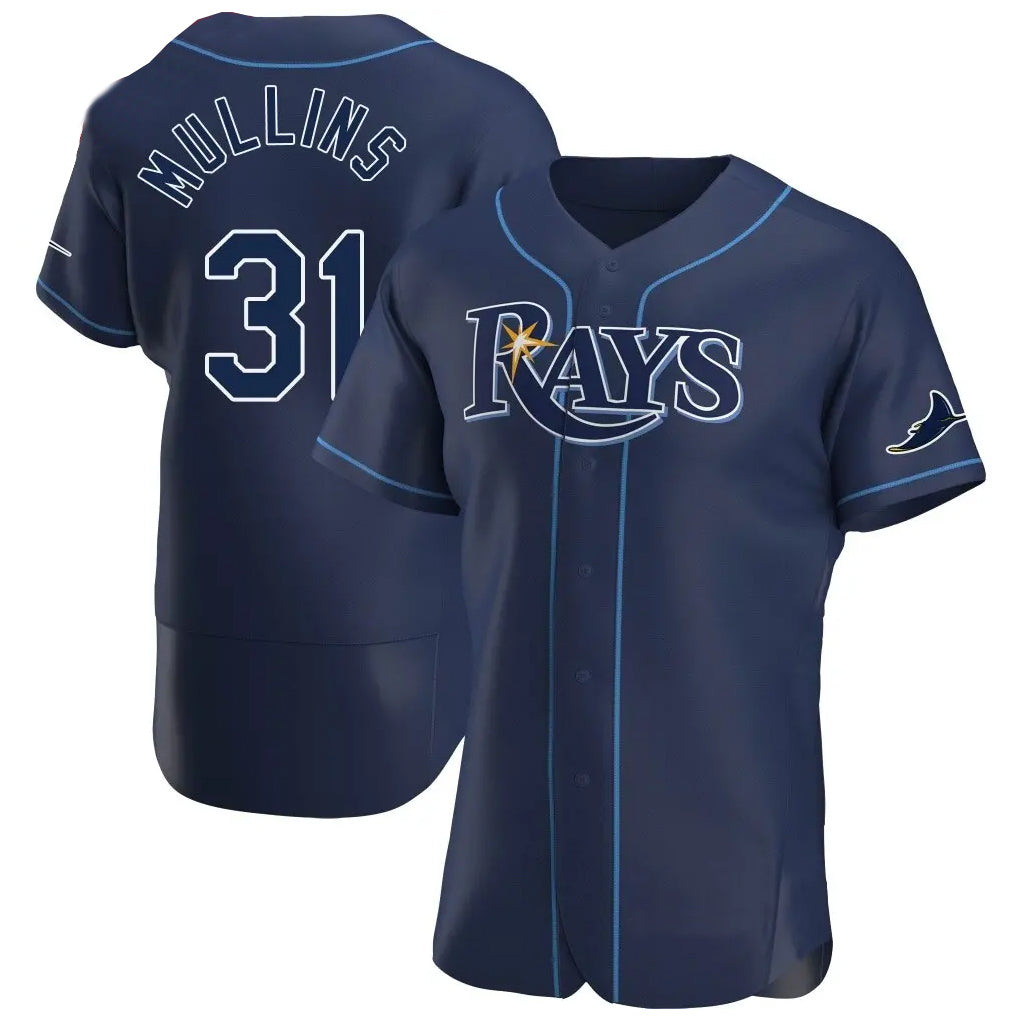 T.Bay Rays #31 Cedric Mullins Player Navy Home Limited Elite Gdoa Stitched Jerseys