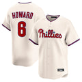 P.Phillies #6 Ryan Howardr Player Cream Home Limited Stitched Jerseys