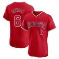 LA.Angels #6 Anthony Rendon Player Red Home Limited Elite Gdoa Stitched Jerseys