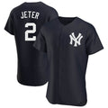 NY.Yankees #2 Derek Jeter Player Navy Limited Elite Home Stitched Jerseys