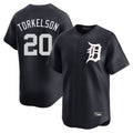 D.Tigers #20 Spencer Torkelson Player Navy Home Limited Game Gdoa Stitched Jerseys
