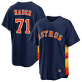H.Astros #71 Josh Hader Player Navy Home Game Gdoa Stitched Jerseys