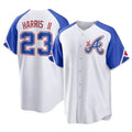 A.Braves #23 Michael Harris II player White Replica City Connect Stitched Jerseys