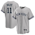 NY.Yankees #11 Anthony Volpe Player Gray Road Game Stitched Jerseys