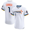 H.Astros #1 Carlos Correa Player White City Connect Limited Elite Home Gdoa Stitched Jerseys