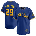 S.Mariners #29 Cal Raleigh Player Royal City Connect Home Limited Stitched Jerseys
