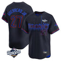 T.Blue Jays #27 Vladimir Guerrero Jr. Player Black 2025 World Series City Connect Limited Gdoa Stitched Jersey