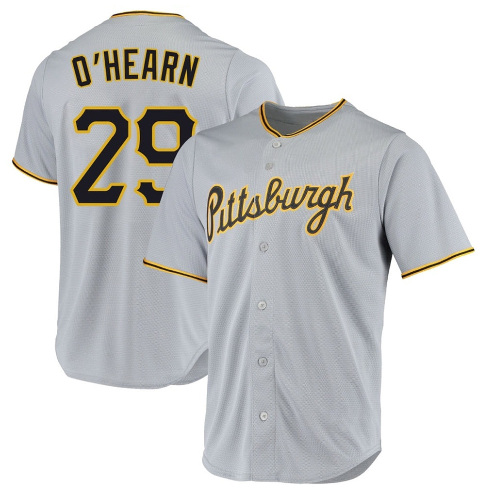 P.Pirates #29 Ryan O¡¯Hearn Player Gray Road Home Game Stitched Jerseys
