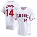 LA.Angels #14 Logan O'Hoppe Player White Limited Home Gdoa Stitched Jerseys