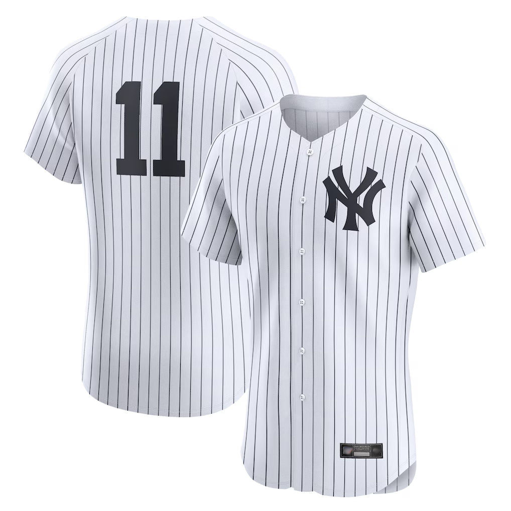 NY.Yankees #11 Anthony Volpe Player White Limited Elite Home Stitched Jerseys
