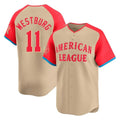 B.Orioles #11 Jordan Westburg Player Cream American League All-Star Limited Home Game Gdoa Stitched Jerseys