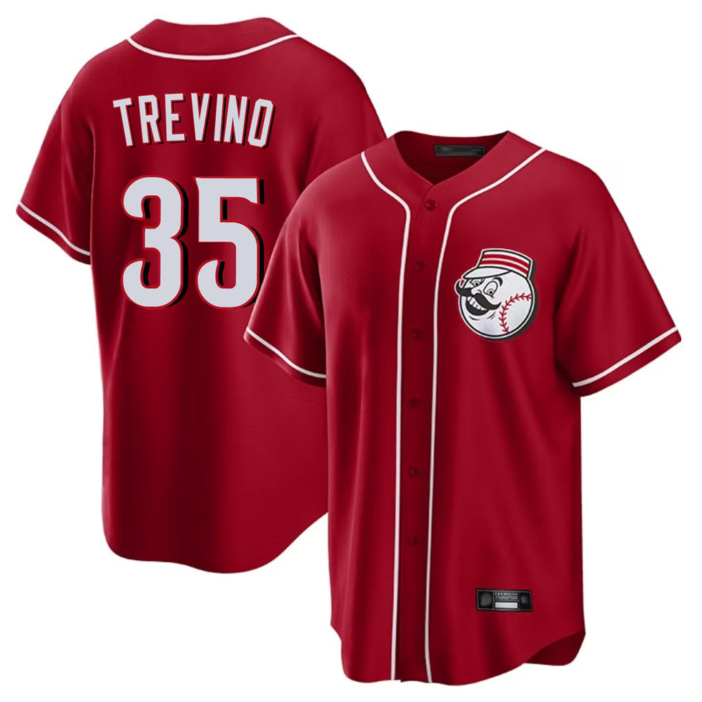 C.Reds #3 Ke'Bryan Hayes Player Red Game Home Gdoa Stitched Jerseys